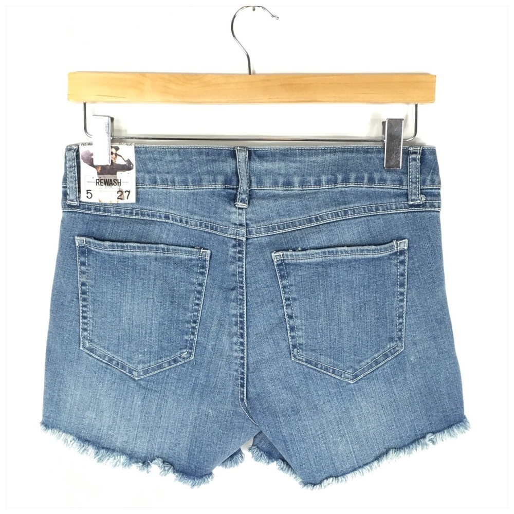 Rewash Vintage Gem Patches Cutoff Denim Shorts - Picture 3 of 6
